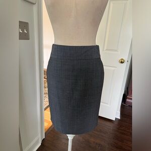Banana republic gray size 0 pencil skirt